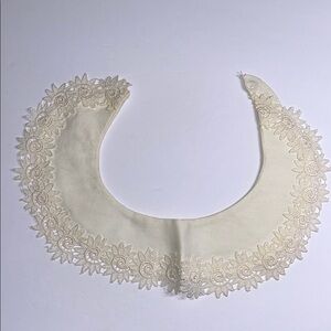 Vintage 1920s 1930s Lace Collar Peter Pan Victorian Eyelet